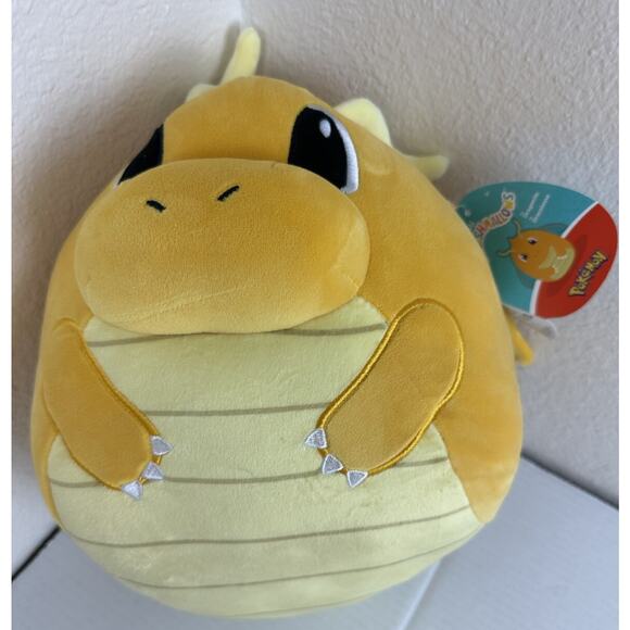 NWT Squishmallows Pokémon 10” Yellow DRAGONITE Officially Licensed Plush - Picture 1 of 8